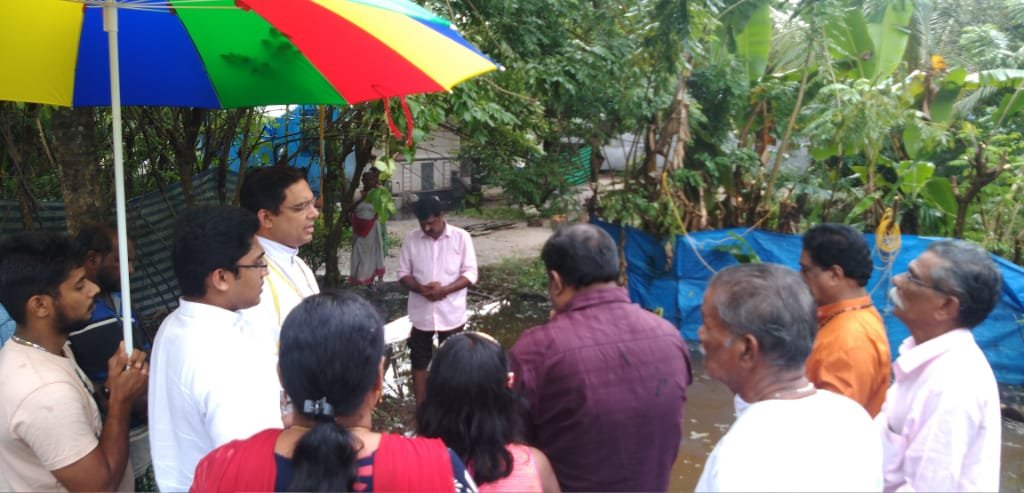 Foundation Stone Blessed by Mar Thomas tharayil 