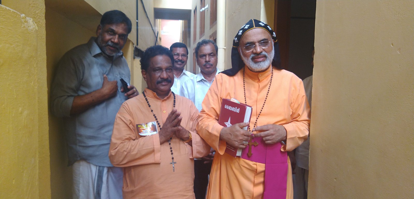 Brother Mathew Albin with Mar Samual Ireniyos