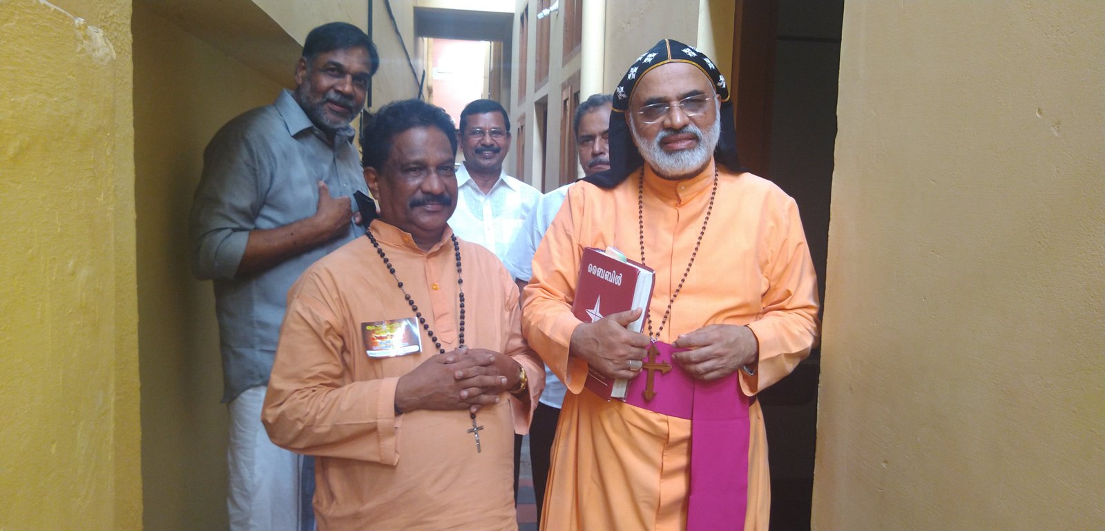 Brother Mathew Albin with Mar Samual Ireniyos